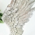 Imagem do Escultura Asa De Anjo Decorativa Prata 25x11x6cm Kit 2pc