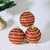 Bola De Natal Vermelha Decorada 8cm Para Árvore Kit 3pc - Inigual - Loja de Decoração, Plantas Artificiais, Presentes, Utilidades, Mesa Posta e decoração de Páscoa e Natal
