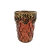 Vasinho Castiçal Rubi Bronze 10x7x7cm Vaso Decoração