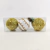 Bola De Natal Dourada E Branca 8cm Para Árvore Kit 3pc - comprar online
