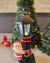 Papai Noel Poste Led Pisca Decoração Natalina 23cm Natal - loja online
