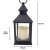 Lanterna Marroquina Preta Vela Led Luminária Lampião Decora - Inigual Decor: Decoração, Presentes e Plantas Artificiais.