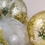 Bola De Natal Dourada E Transparente 8cm Para Árvore Kit 3pc - Inigual - Loja de Decoração, Plantas Artificiais, Presentes, Utilidades, Mesa Posta e decoração de Páscoa e Natal