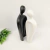 Enfeite Casal Preto E Branco Minimalista 35x10x7 Cerâmica - loja online