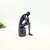 Enfeite Estátua Pensador Preto 22x14x8cm Decoração na internet