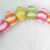 Ovo De Páscoa Haste 19x2cm 12pc Ovinhos Listrados Coloridos na internet
