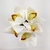 Orquidea Branca Maço Planta Artificial 24x15cm Silicone Am - Inigual - Loja de Decoração, Plantas Artificiais, Presentes, Utilidades, Mesa Posta e decoração de Páscoa e Natal