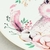 Kit 6 Prato De Sobremesa Coelho Rosa 19cm Mesa Posta Páscoa na internet
