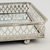 Bandeja Prata 5x30x20cm Com Espelho Em Metal Retangular - loja online