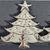 Porta Guardanapo Prata Árvore Natal 3x4cm 4pc Mesa Posta na internet