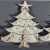 Porta Guardanapo Prata Árvore Natal 3x4cm 4pc Mesa Posta na internet