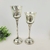 Candelabro Prata 31/36cm Castiçal Taça Kit 2pc - comprar online