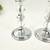 Castiçal Cristal Prata Cromado Candelabro Decoração 2 Peças - Inigual - Loja de Decoração, Plantas Artificiais, Presentes, Utilidades, Mesa Posta e decoração de Páscoa e Natal