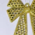 Laço Dourado Para Árvore De Natal 23x16cm Penduricalho - Inigual - Loja de Decoração, Plantas Artificiais, Presentes, Utilidades, Mesa Posta e decoração de Páscoa e Natal