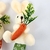 Porta Guardanapo Coelho Páscoa Cenoura 17x7x6cm Kit 2pc - loja online