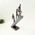 Escultura Homens Subindo Escada Bronze 37cm Decoração