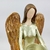 Anjo Castiçal Bronze Dourado Estátua Decorativa 36x13x10cm - Inigual - Loja de Decoração, Plantas Artificiais, Presentes, Utilidades, Mesa Posta e decoração de Páscoa e Natal