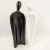 Enfeite Casal Preto E Branco Minimalista 35x10x7 Cerâmica na internet