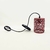 Imagem do Luminária Pendente Vermelho 15x11cm Rústico Rococó Ferro