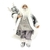 Papai Noel Luxo Prata E Cinza Boneco De Natal Decorativo - comprar online