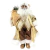 Papai Noel Luxo Dourado Boneco De Natal Decorativo
