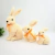Coelho De Pelúcia Laço Laranja 32/20/13cm Páscoa Kit 3pc na internet