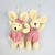 Casal De Coelho Rosa Mini Pendente 15x6x5cm Páscoa Kit 2pc - Inigual Decor: Decoração, Plantas Artificiais e Presentes Online