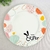 Prato Raso Coelho Happy Easter 1x27cm Mesa Posta Páscoa na internet