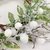 Guirlanda de Natal Decorada Mini Folhagem Branca 25cm - Inigual - Loja de Decoração, Plantas Artificiais, Presentes, Utilidades, Mesa Posta e decoração de Páscoa e Natal