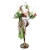 Arranjo Taça Esquilo Macho Rosa 55x26cm Natal Exclusivo