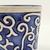 Vaso Decorativo Azul E Branco Grego Cactus 9x10cm P - loja online