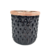 Vaso Preto E Cobre Zamac Bristol 9x8x8cm Cachepot Vidro