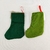 Bota Natalina Para Árvore Verde 19x14x1cm Natal Kit 2pc - Inigual - Loja de Decoração, Plantas Artificiais, Presentes, Utilidades, Mesa Posta e decoração de Páscoa e Natal