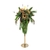 Arranjo Taça Rose Com Vela 50x26cm Natal Exclusivo