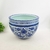 Vaso Azul E Branco Floral 18x25cm Porcelana Cachepot G - comprar online