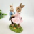 Casal De Coelhos De Resina Dançando 13x9x5cm Páscoa - loja online