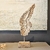 Escultura Asa De Anjo Decorativa Estatueta Rústica Marrom - comprar online