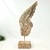 Escultura Asa De Anjo Decorativa Estatueta Rústica Marrom - comprar online