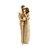 Estátua Família Casal Com Bebê Nude 25x7x5cm Enfeite