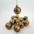 Bola De Natal Bronze Mix 4cm Para Árvore Kit 12pc - Inigual Decor: Decoração, Presentes e Plantas Artificiais.