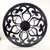Seat Garden Grande Flor Ferro Preto 51x43cm Decoração - Inigual - Loja de Decoração, Plantas Artificiais, Presentes, Utilidades, Mesa Posta e decoração de Páscoa e Natal