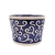 Vaso Decorativo Azul E Branco Grego Cactus 10x13cm G