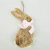 Coelho De Parede Palha Com Laço Rosa 23x14x4cm Páscoa - comprar online