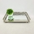Bandeja Prata 5x30x20cm Com Espelho Em Metal Retangular - Inigual - Loja de Decoração, Plantas Artificiais, Presentes, Utilidades, Mesa Posta e decoração de Páscoa e Natal