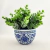 Vaso Azul E Branco Floral 9x13cm Porcelana Cachepot P - loja online