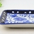 Prato Decorativo Azul E Branco 2x19x12cm Bandeja Porcelana - comprar online