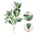 Folha De Orelha De Cordeiro Flocada 73cm Planta Artificial G