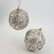 Bola De Natal Prata Fio Luxo 10cm Para Árvore Kit 2pc - comprar online