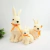 Coelho De Pelúcia Laço Laranja 32/20/13cm Páscoa Kit 3pc - comprar online