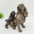 Escultura Decorativa Cachorro E Filhote Marrom 24x23x14cm na internet